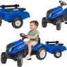 FALK Traktor na Pedały New Holland z Przyczepą i Otwieraną Maską 2-5 lat