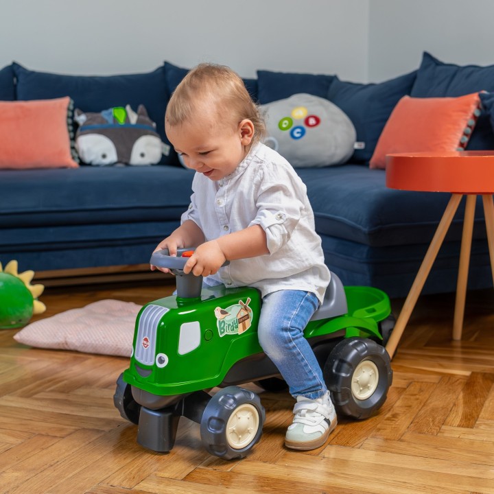 FALK Ride-on Birdy Farm Tractor with Trailer - Ecological 90%