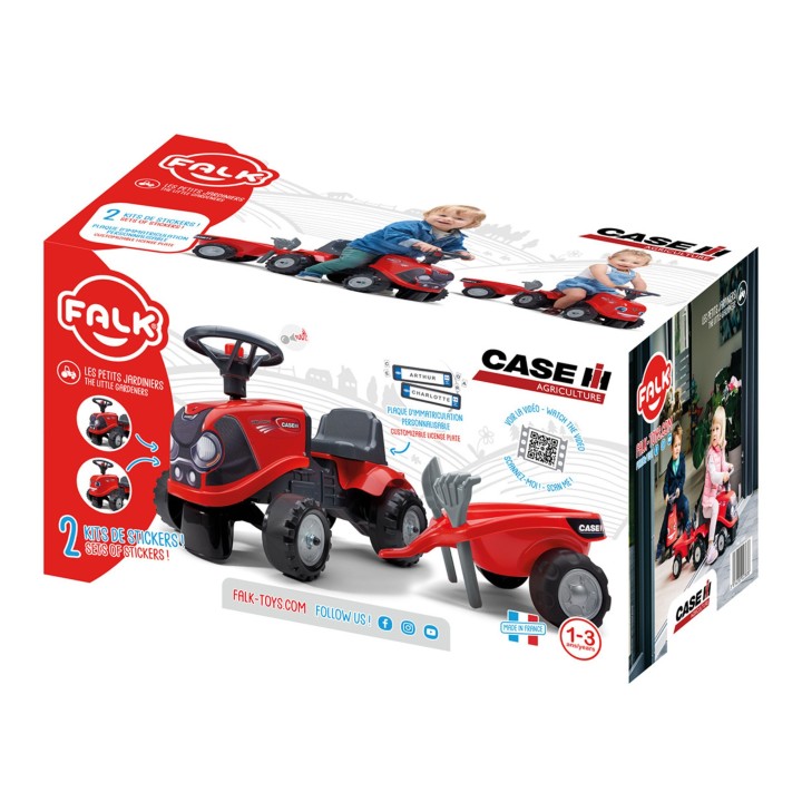 Jeździk Traktorek Baby Case IH z Przyczepką dla Dzieci 12+ miesięcy