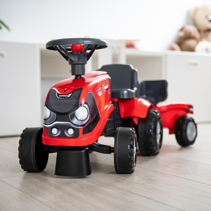 Jeździk Traktorek Baby Case IH z Przyczepką dla Dzieci 12+ miesięcy