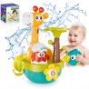 WOOPIE BABY Giraffe Bath Toy with Suction Cup Funnel