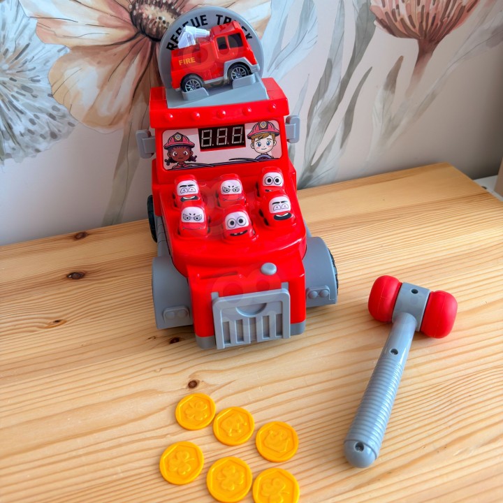 WOOPIE Hammer Fire Department Arcade Game
