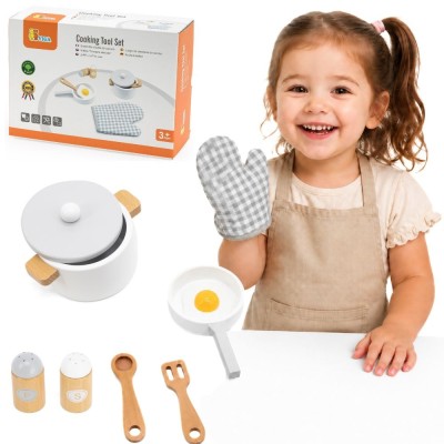 VIGA Kitchen Set with Cooking Glove - Toy for Children