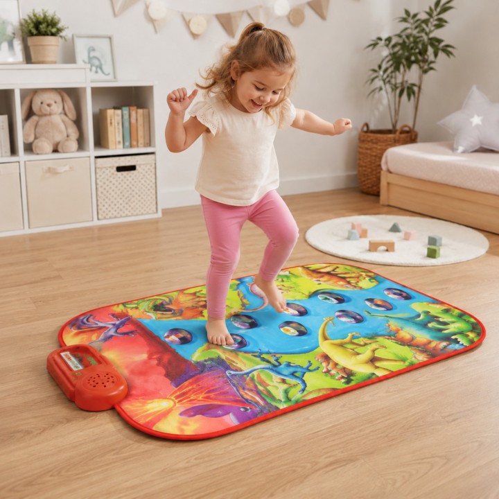 Large Musical Piano Mat XL Dinosaurs - Interactive fun