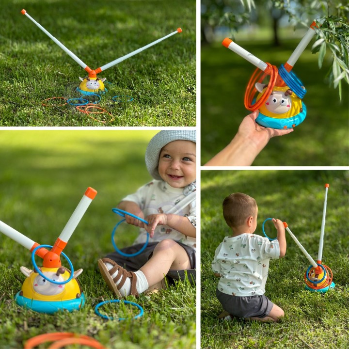 WOOPIE 2-in-1 Automatic Jump Rope Bee Throw