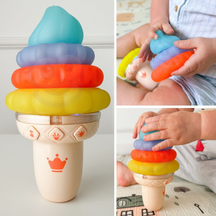 WOOPIE BABY Musical Ice Educational Puzzle - Development and Fun