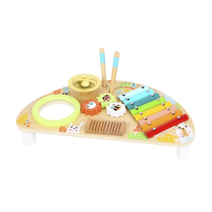 Wielofunkcyjne Centrum Muzyczne Tooky Toy - Zabawka Drewniana