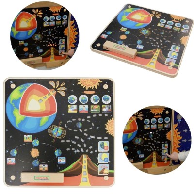 MASTERKIDZ Earth Educational Board - Space Science