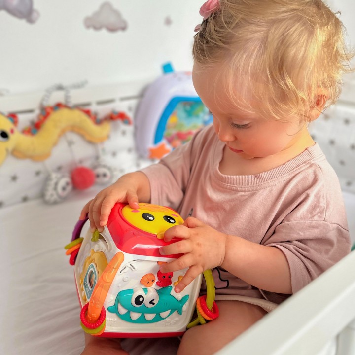WOOPIE Interactive Educational Cube Funny Cube Drum Piano
