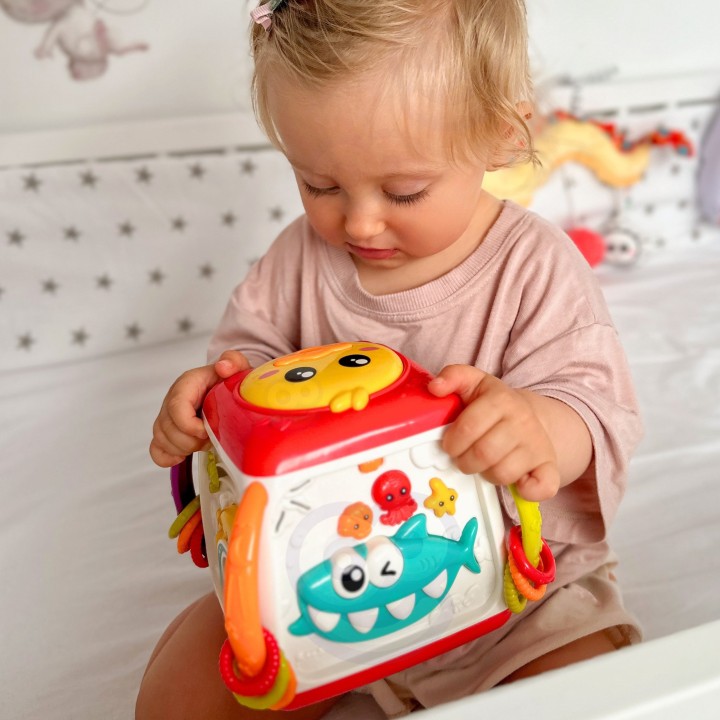WOOPIE Interactive Educational Cube Funny Cube Drum Piano