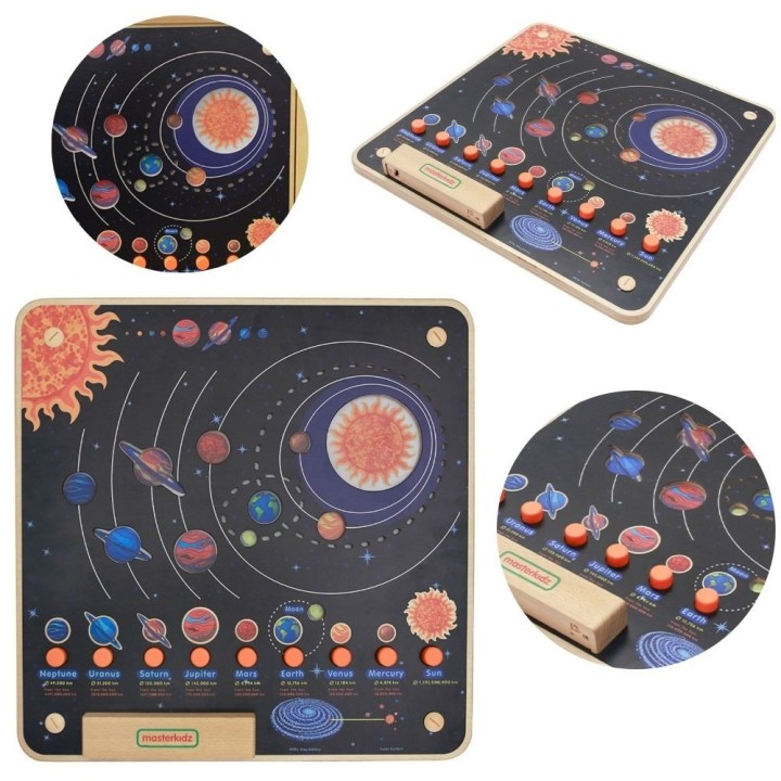 MASTERKIDZ Solar System Board - Planets and Space