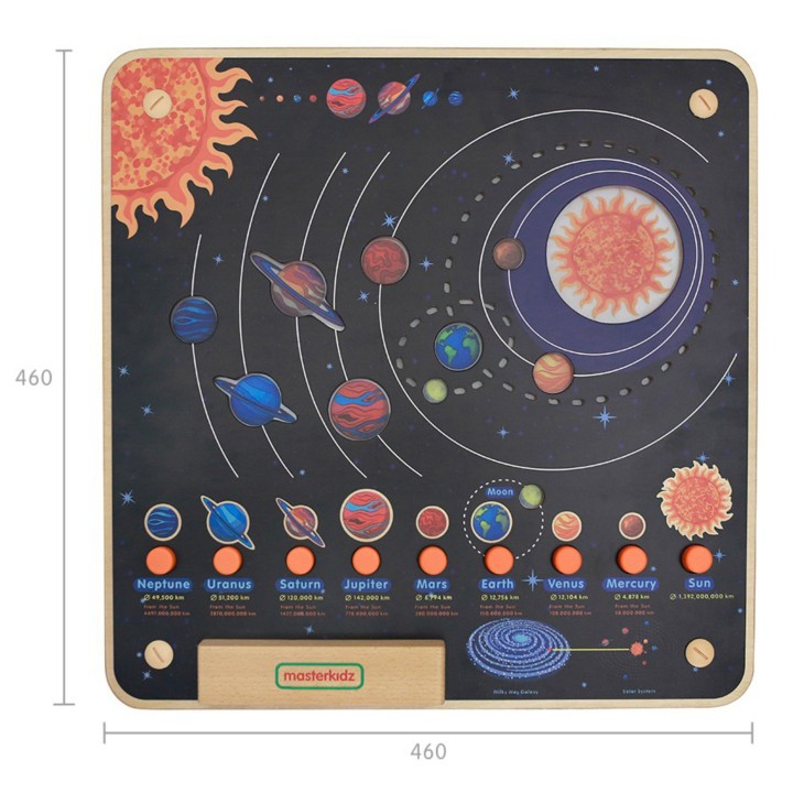 MASTERKIDZ Solar System Board - Planets and Space