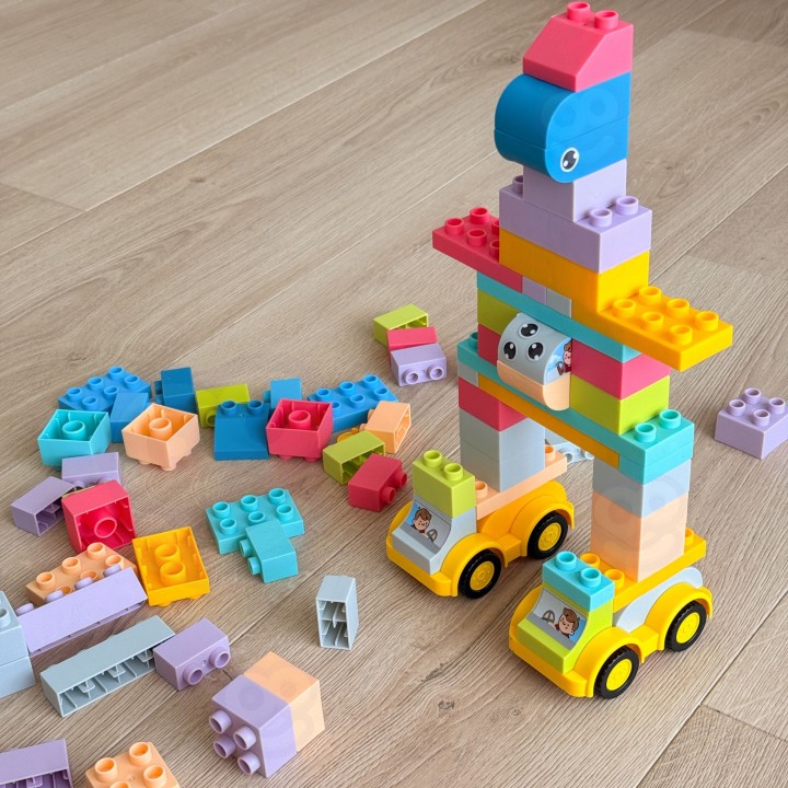 WOOPIE Pastel Construction Blocks - Educational Toy
