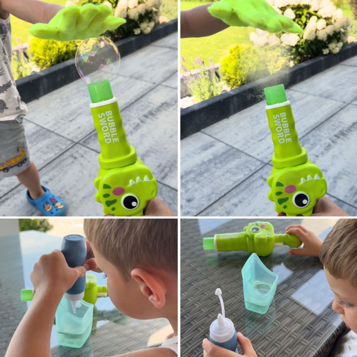 WOOPIE SMOKE Bubble Gun Dinosaur - Fog Machine