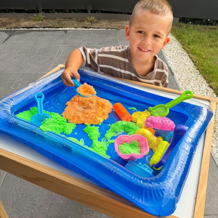Woopie Sand Spirit Kinetic Sand Set with Pool and Molds