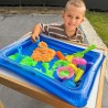 Woopie Kinetic Sand Magic Pool Set Molds Accessories 3+