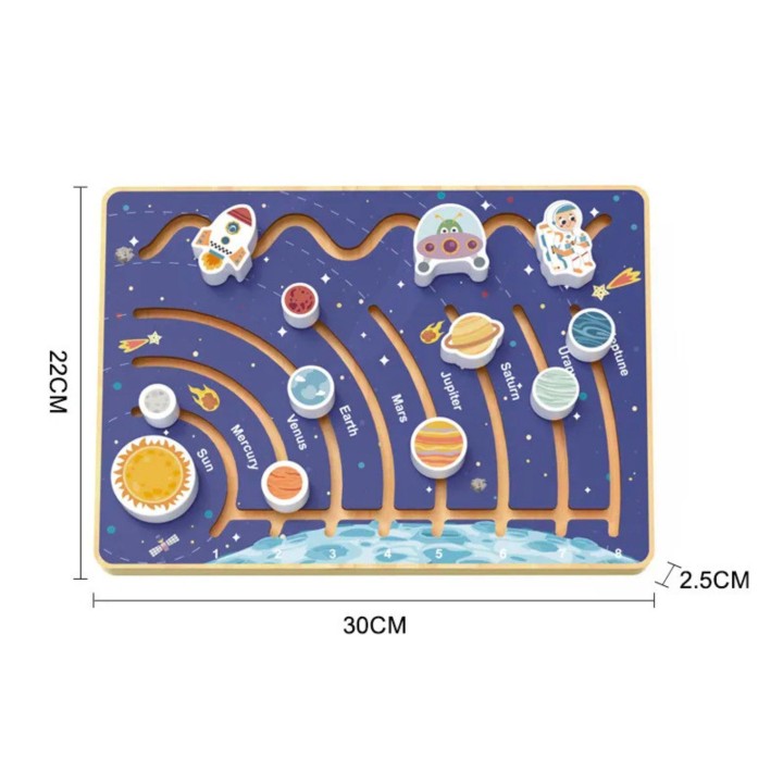 Panel Sterowania Samochodem Tooky Toy - Drewniana Kierownica