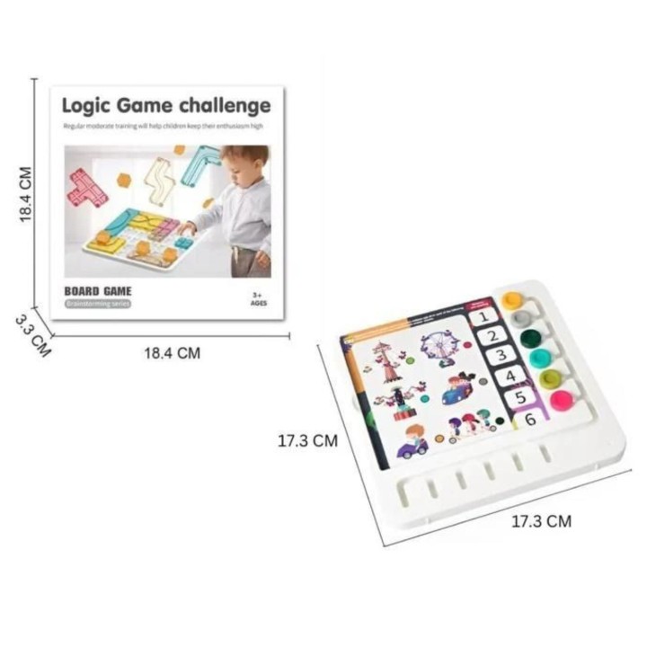 WOOPIE Set of 60 Logical Games for 3+ - Development and Fun