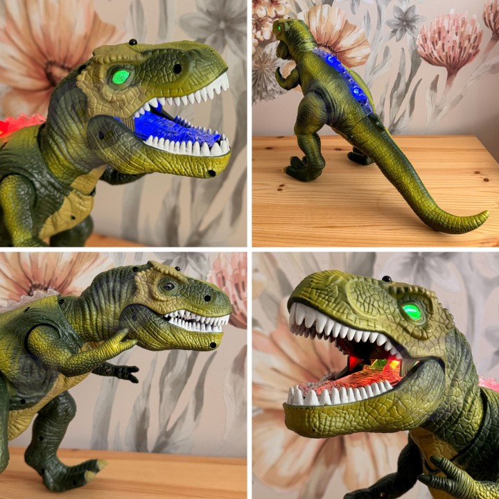 WOOPIE Dinozaur Zdalnie Sterowany RC Robot T-Rex - Zabawa!