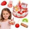 WOOPIE Birthday Cake for Cutting Candles Fruits 40 pcs.
