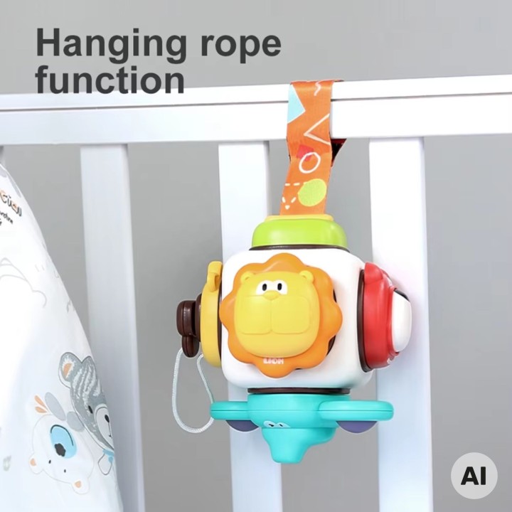 6-in-1 WOOPIE sensory cube - a toy for babies