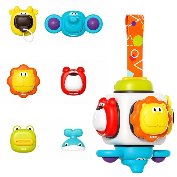 6-in-1 WOOPIE sensory cube - a toy for babies