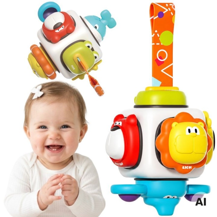 6-in-1 WOOPIE sensory cube - a toy for babies