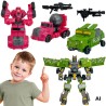 WOOPIE Transforming Robots 4-in-1 Battle Car Set