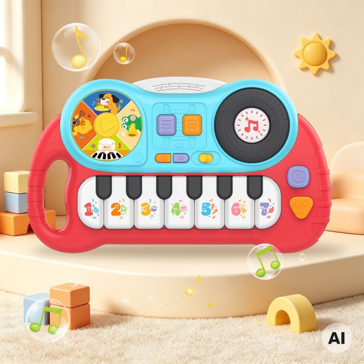 Interactive piano for children educational organ animal sounds