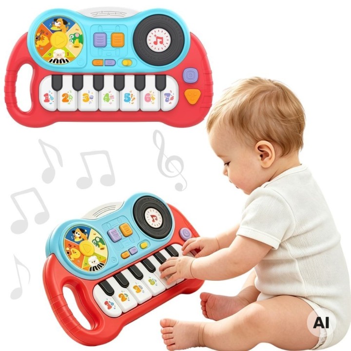 Interactive piano for children educational organ animal sounds