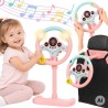 WOOPIE Interactive Car Steering Wheel with Lights Pink