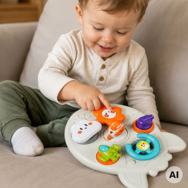 Woopie Activity Rocket Toy - Educational Board