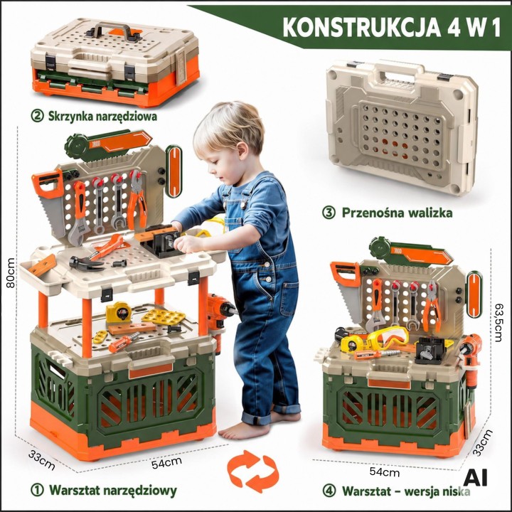 Workbench 4-in-1 Set 90 pcs. Electric Drill Accessories