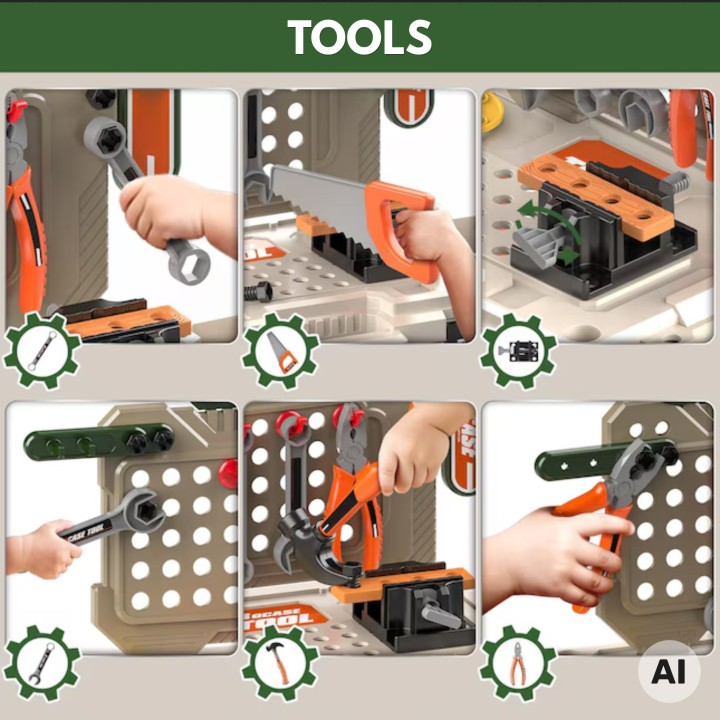 Workbench 4-in-1 Set 90 pcs. Electric Drill Accessories