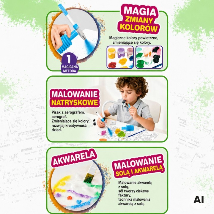 WOOPIE creative painting and crafting set 3 in 1 42 pcs.