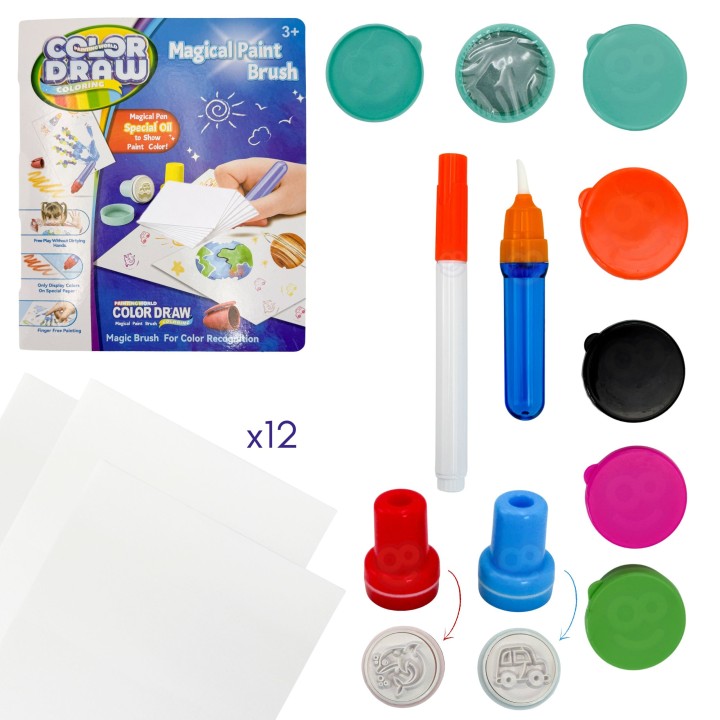 Magic Brush Creative Set with Stamps 3+