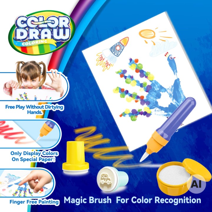 Magic Brush Creative Set with Stamps 3+
