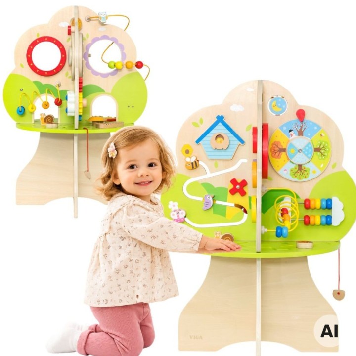 VIGA Wooden Activity Tree Educational Center 18m+