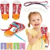 VIGA Learning to Lace Shoe Bows Laces 3+