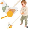VIGA PolarB Wooden Push Goose on a Stick for Children 12m+