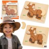 VIGA Drewniane Puzzle - Mój Przyjaciel Konik