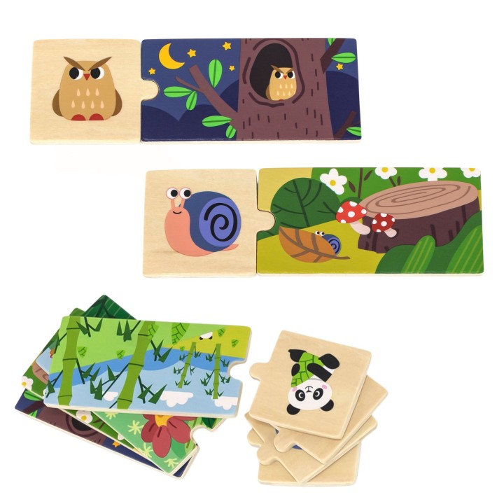 VIGA Logic Puzzle with Animals - Educational Puzzle for Children