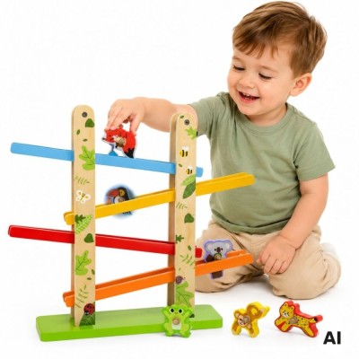 Viga Jungle Slide - Colorful Educational Slide for Children
