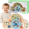TOOKY TOY Wooden Educational Steering Wheel 3+