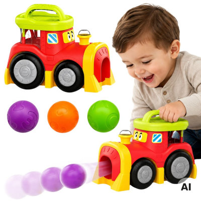 Woopie Baby Interactive Ball Train - Light and Sound