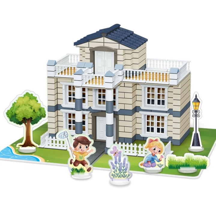 Woopie Residence House Construction Set 311 pcs - toy store