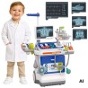 WOOPIE Interactive Little Doctor's Trolley Medical Set X-ray 115cm