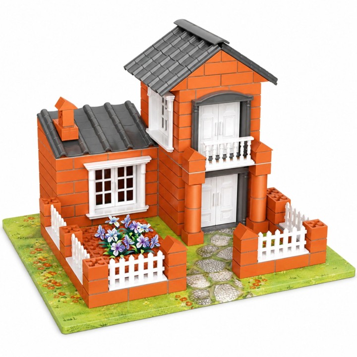 Villa made of bricks 458 elements WOOPIE Construction Kit