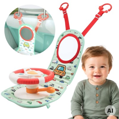 WOOPIE BABY Interactive Steering Wheel - Little Driver Set