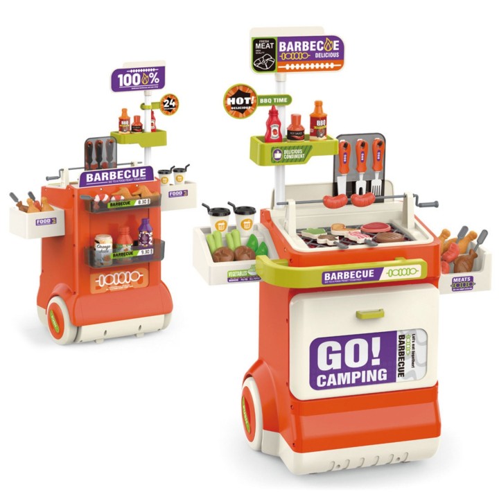 WOOPIE 51-piece BBQ Grill Cart with Accessories